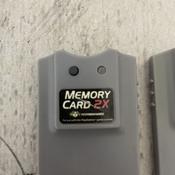 2 Playstation Memory Card PS1 2X Performance - Picture 2 of 3